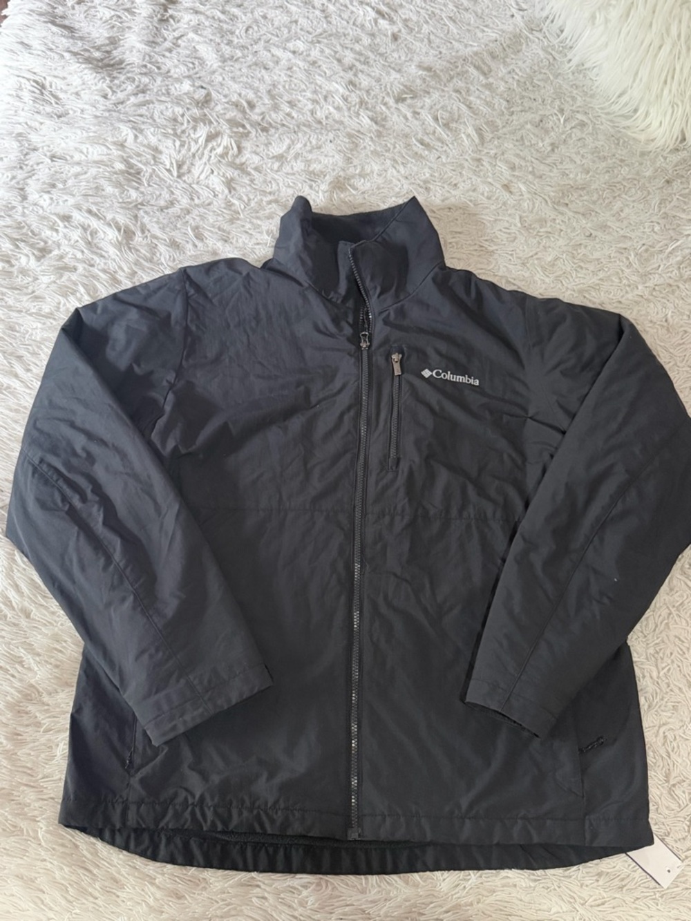 Columbia Men's Black Full-Zip Performance Jacket